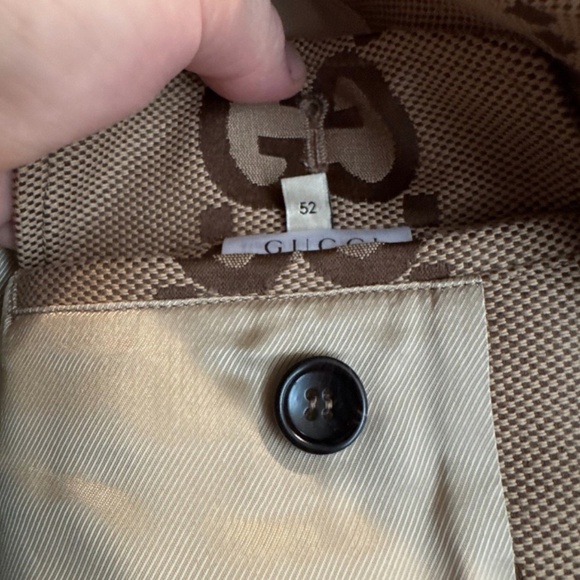 Gucci Monogram “Jumbo GG” Men’s Jacket 52 Large - Picture 3 of 10